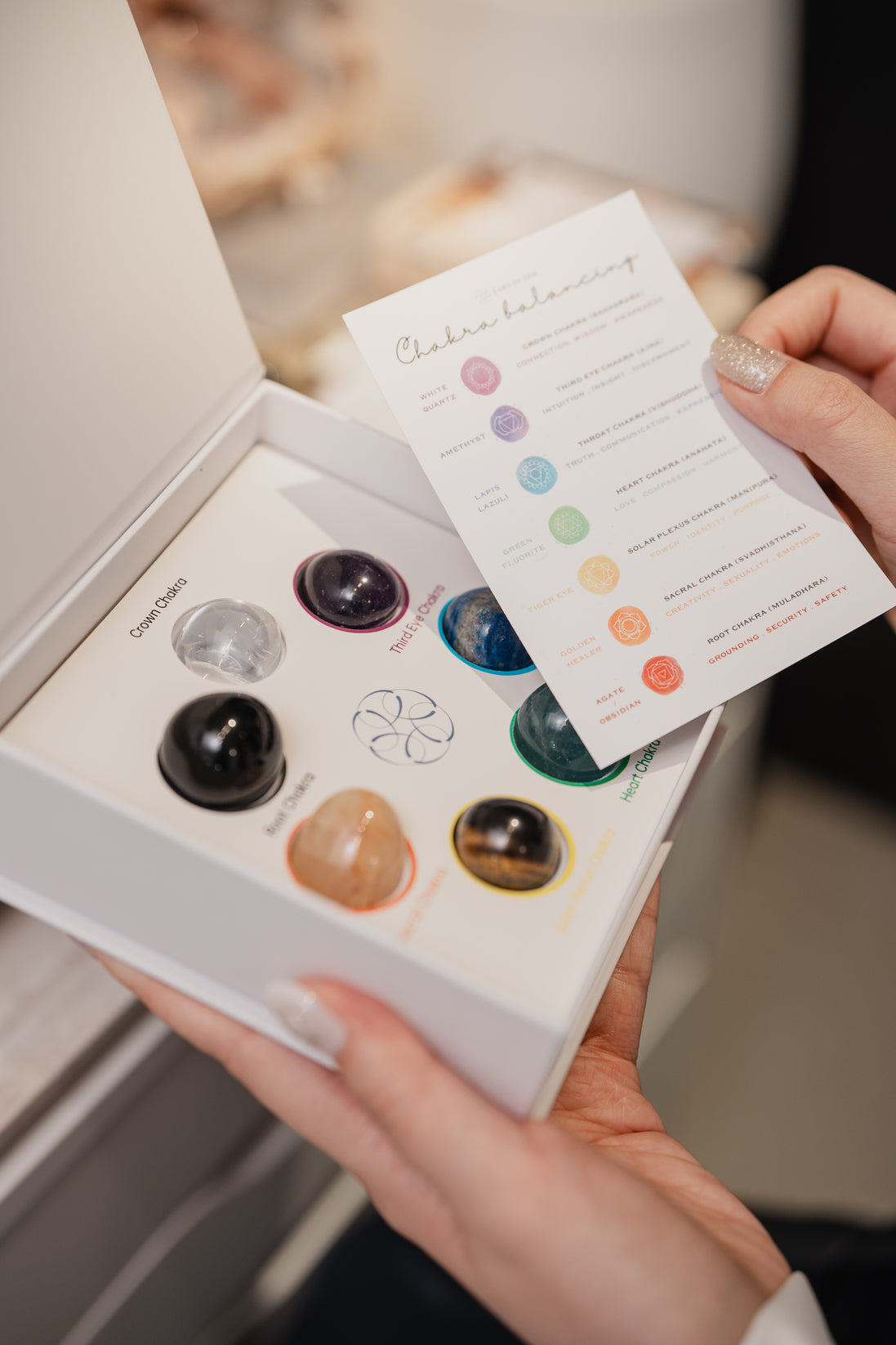 七輪水晶收藏盒 - ART OF GEM 