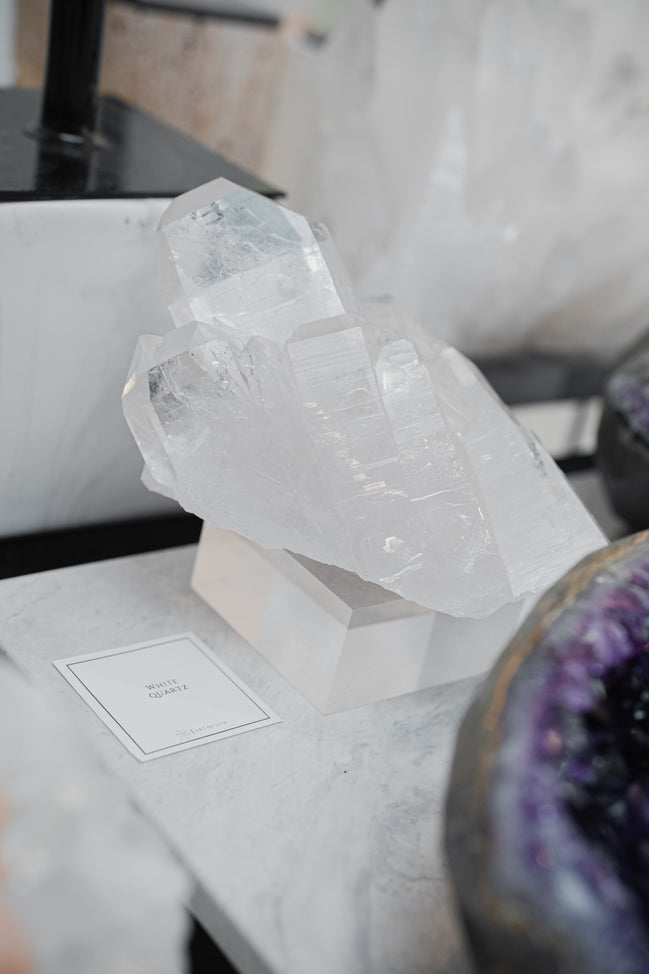 巴西白水晶簇 - ART OF GEM 