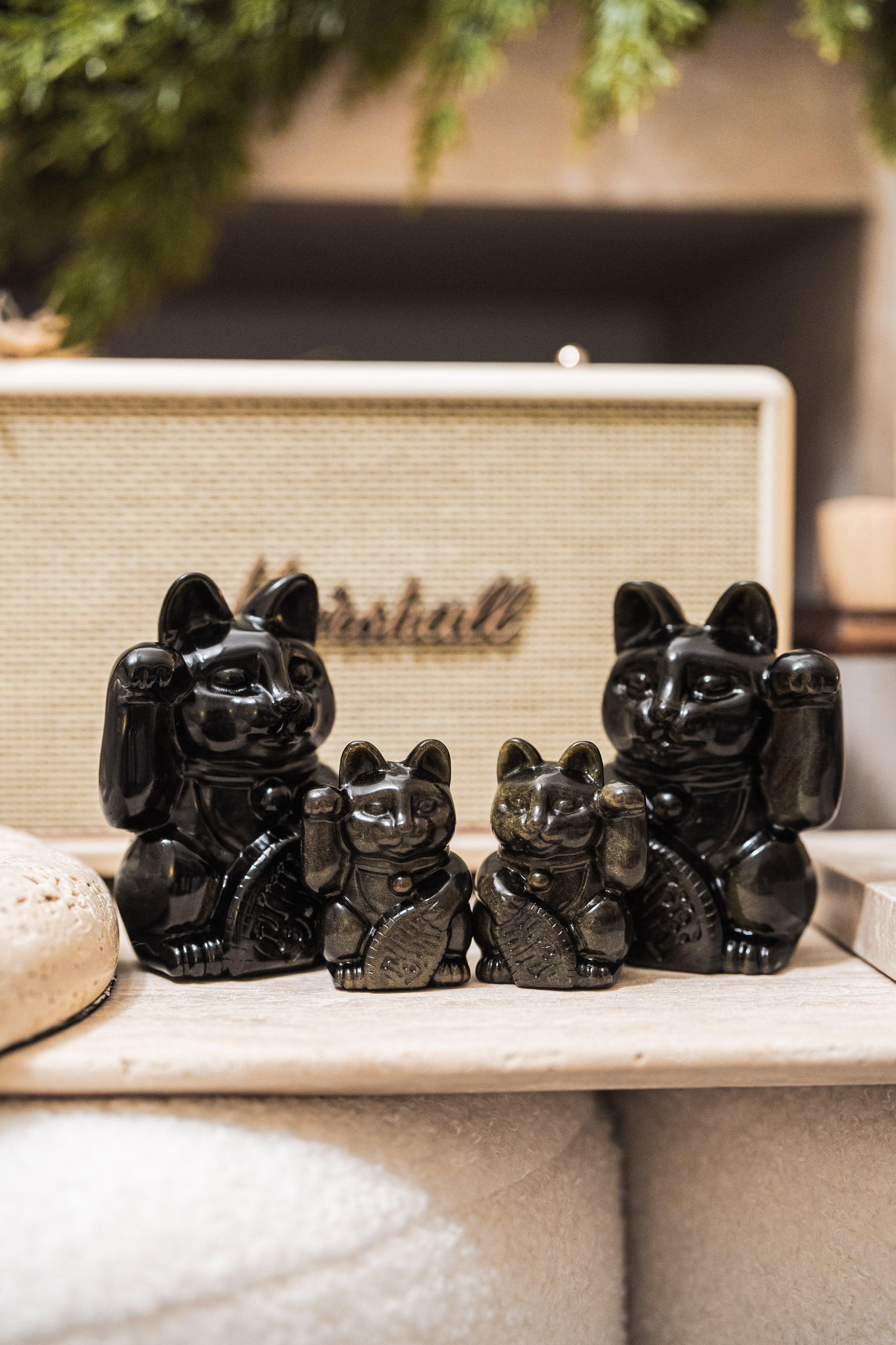 原創設計 | 金曜石招財貓 [招財及保護能量] - ART OF GEM 