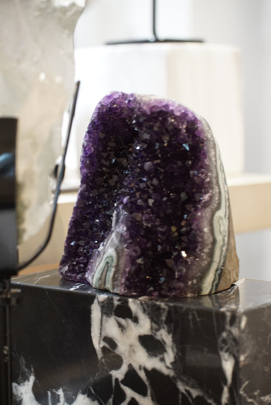 [推薦!] 烏拉圭頂級帝王紫紫晶鎮 - ART OF GEM 