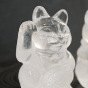 原創設計 | 白水晶招財貓 [淨化能量] - ART OF GEM 