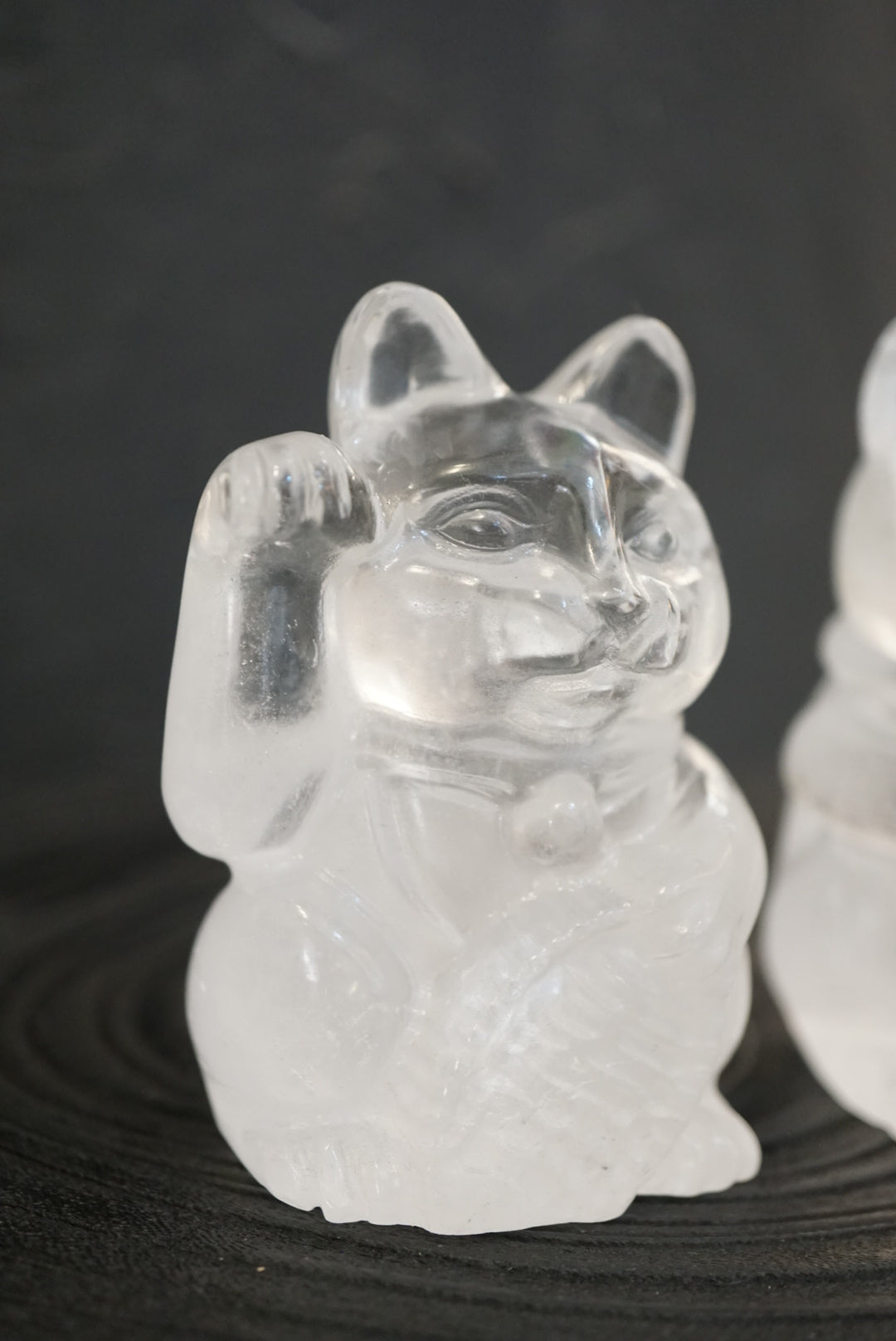 原創設計 | 白水晶招財貓 [淨化能量] - ART OF GEM 