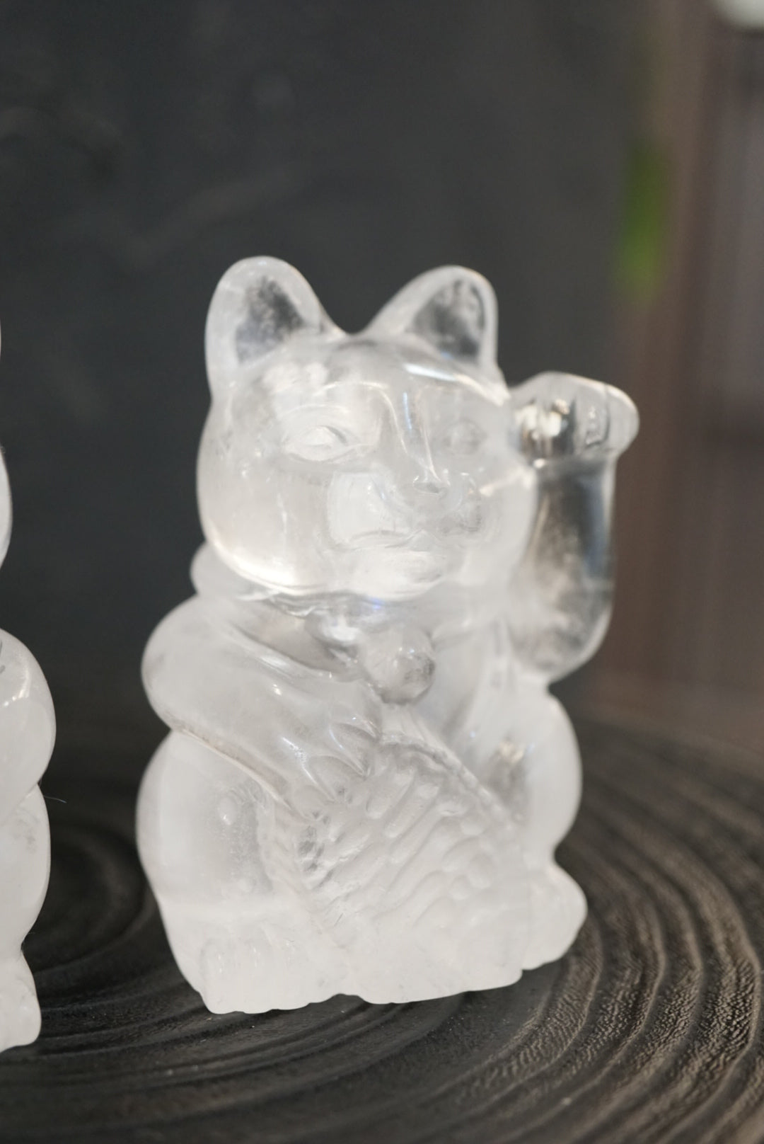 原創設計 | 白水晶招財貓 [淨化能量] - ART OF GEM 