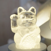 原創設計 | 白水晶招財貓 [淨化能量] - ART OF GEM 