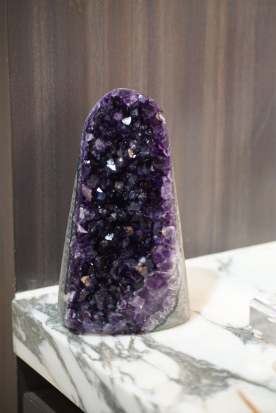 [推薦!] 烏拉圭頂級帝王紫大晶牙紫晶鎮 - ART OF GEM 