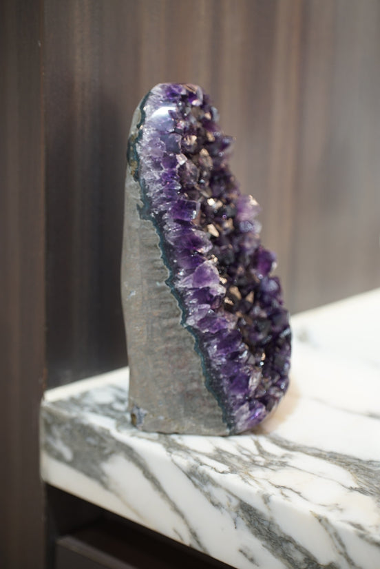 [推薦!] 烏拉圭頂級帝王紫大晶牙紫晶鎮 - ART OF GEM 