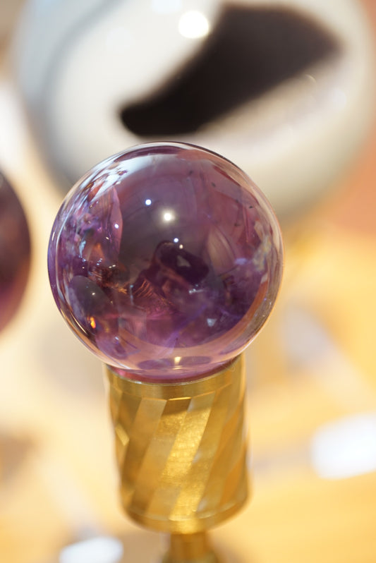 帶上帝指紋巴西紫晶球 - ART OF GEM