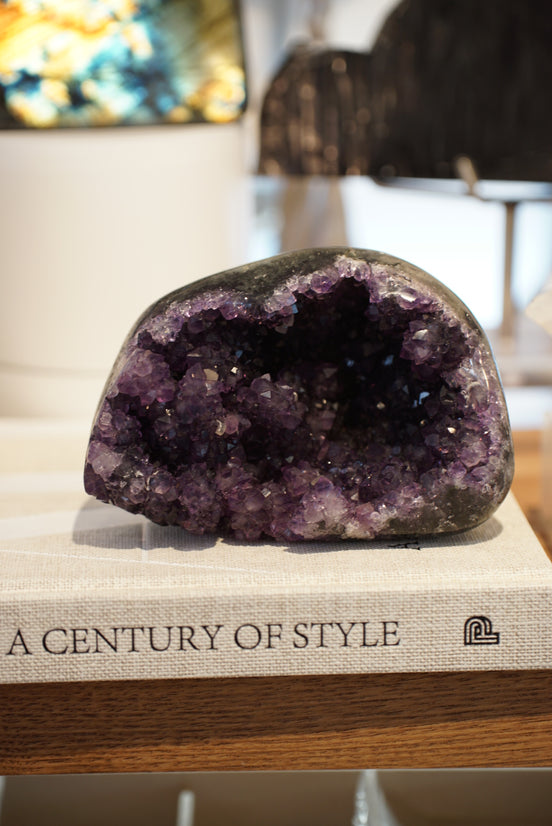 烏拉圭頂級紫晶洞 (共生方解石） - ART OF GEM 