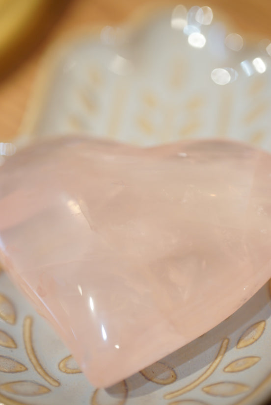 莫桑比亞粉水晶心心 - ART OF GEM 