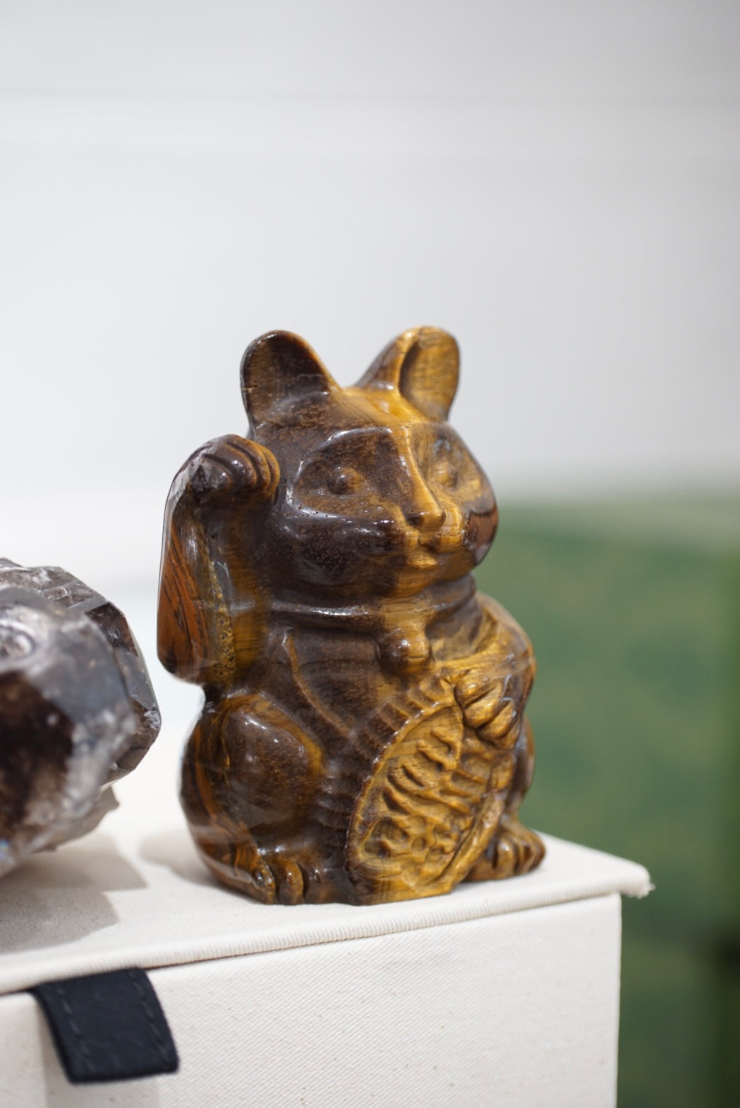 原創設計 | 虎眼石招財貓  [招財能量] - ART OF GEM 