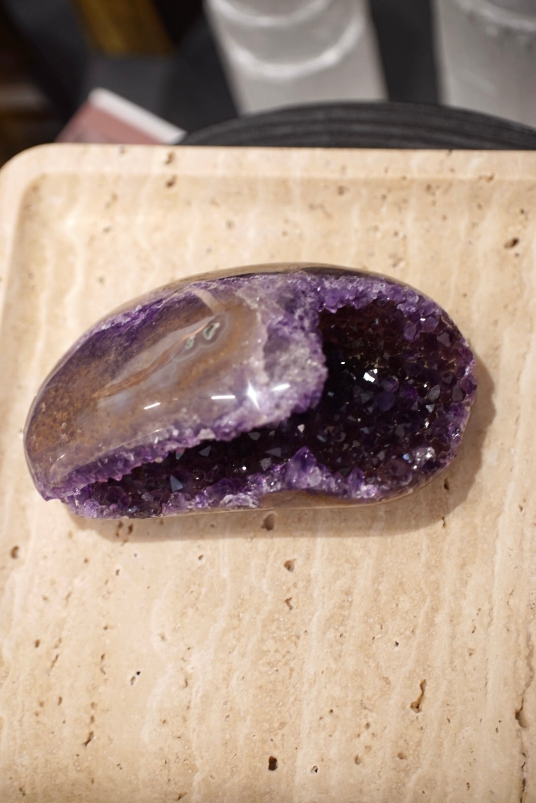 巴西瑪瑙紫晶洞 - ART OF GEM 