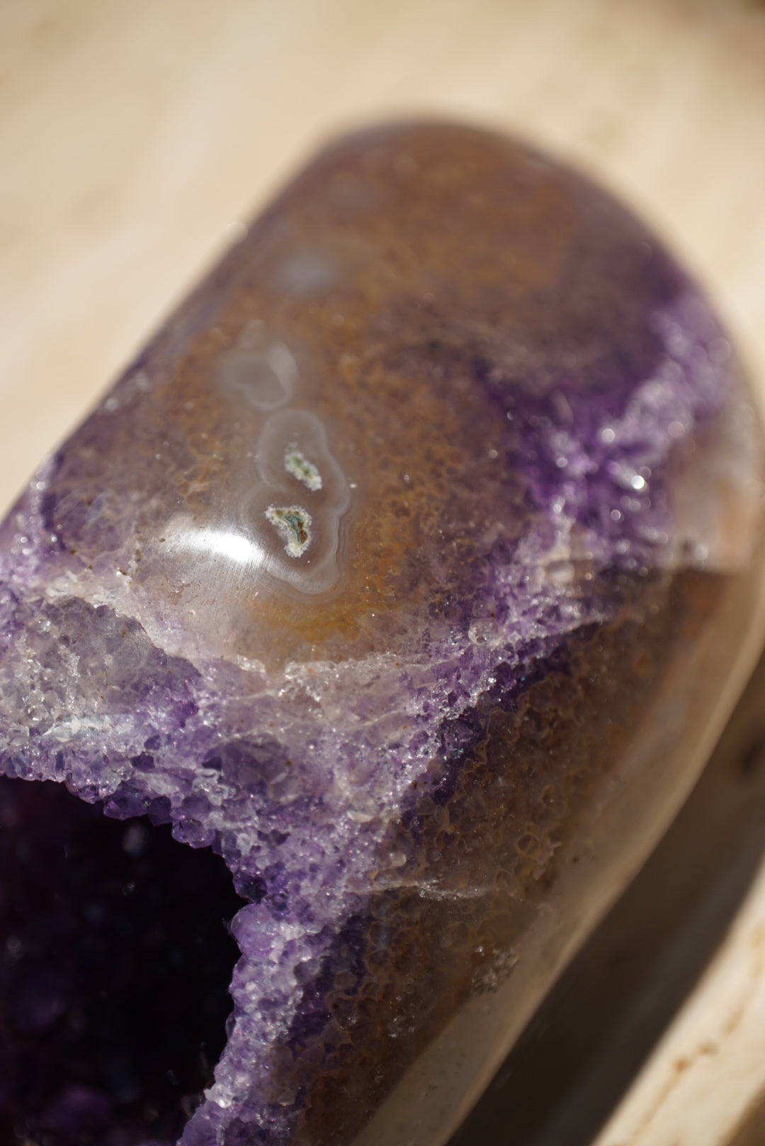 巴西瑪瑙紫晶洞 - ART OF GEM 
