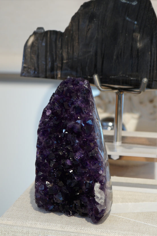 烏拉圭頂級紫水晶鎮 （共生方解石） - ART OF GEM 