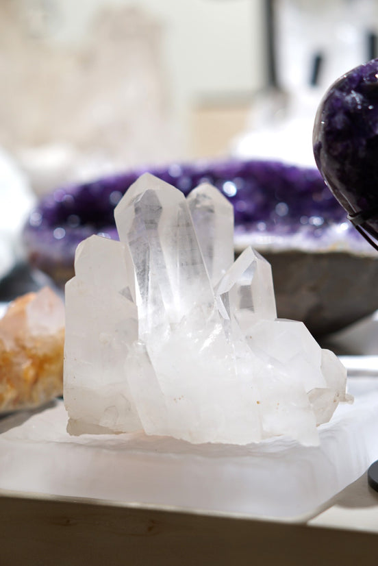 巴西白水晶簇 - ART OF GEM 