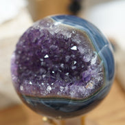 巴西瑪瑙紫晶球 - ART OF GEM 