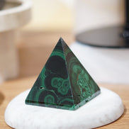 非洲孔雀石金字塔 - ART OF GEM 