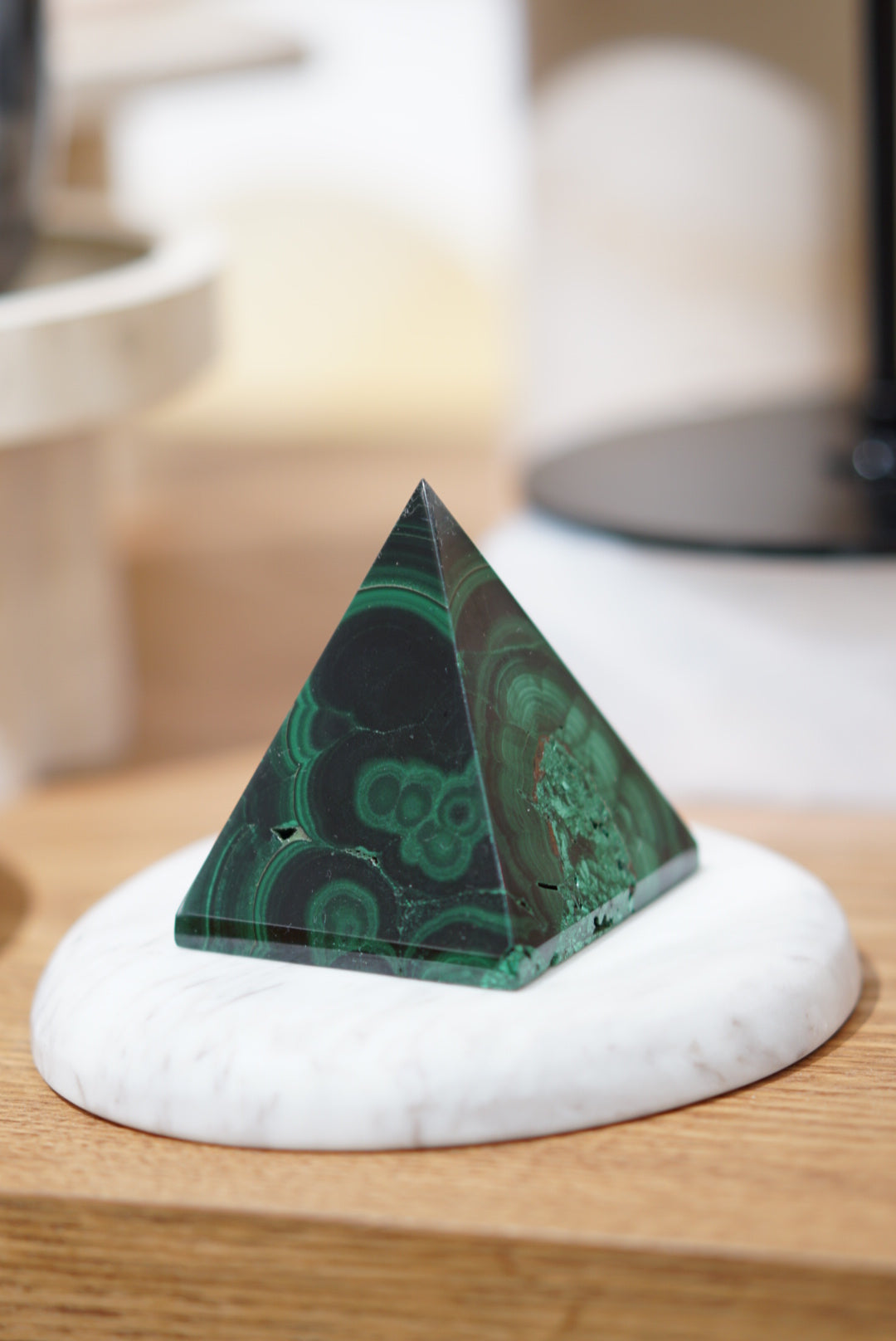 非洲孔雀石金字塔 - ART OF GEM 