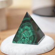 非洲孔雀石金字塔 - ART OF GEM 
