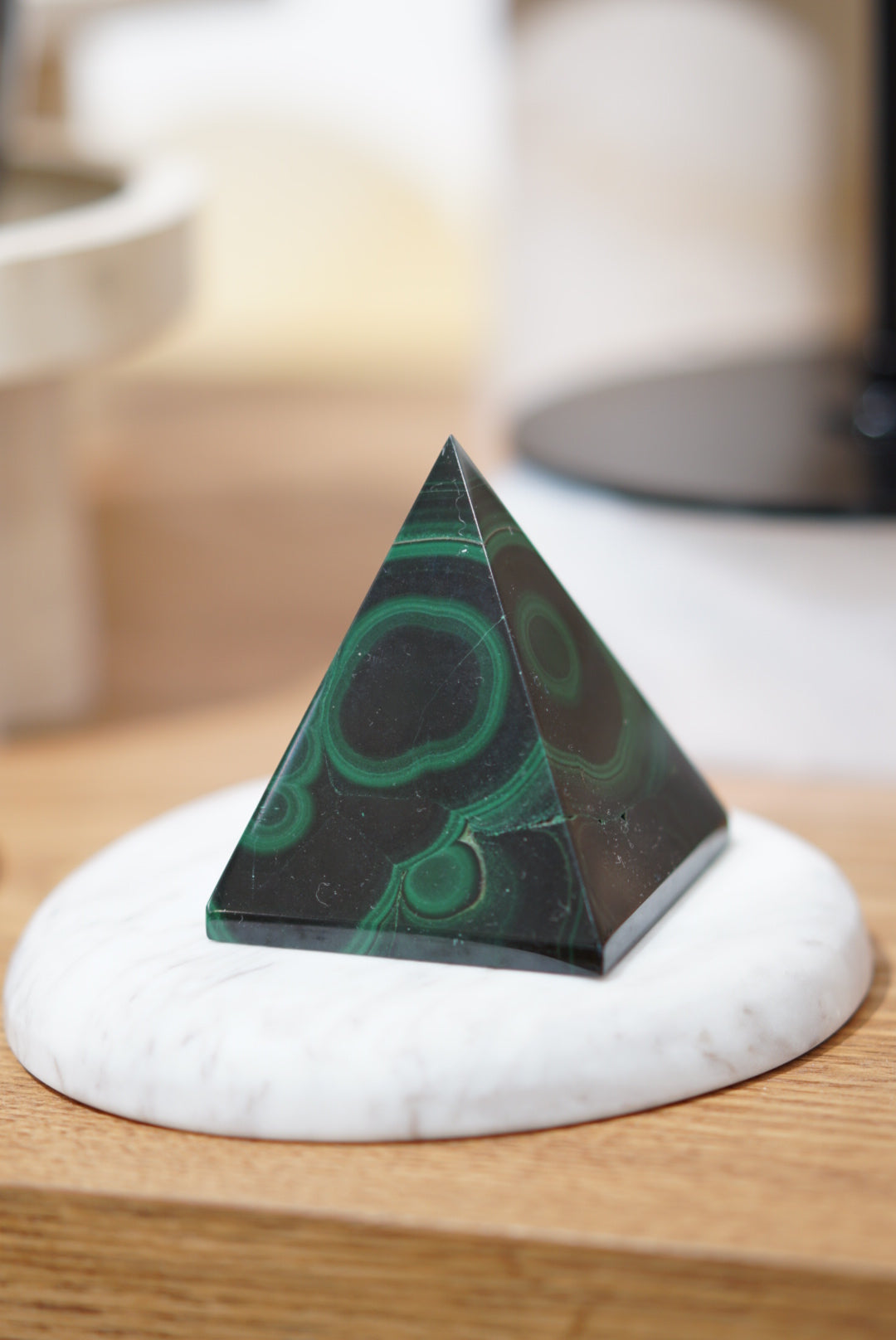 非洲孔雀石金字塔 - ART OF GEM 