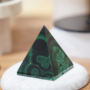 非洲孔雀石金字塔 - ART OF GEM 