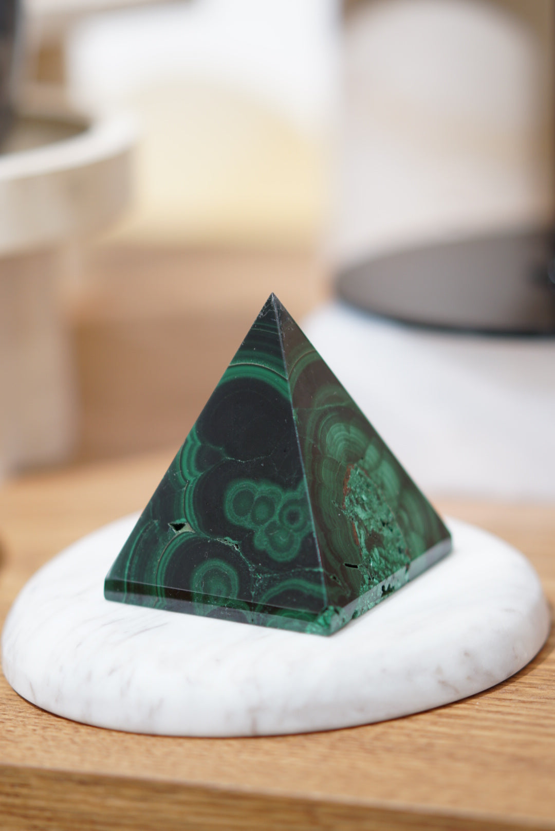 非洲孔雀石金字塔 - ART OF GEM 