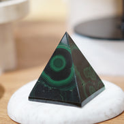 非洲孔雀石金字塔 - ART OF GEM 
