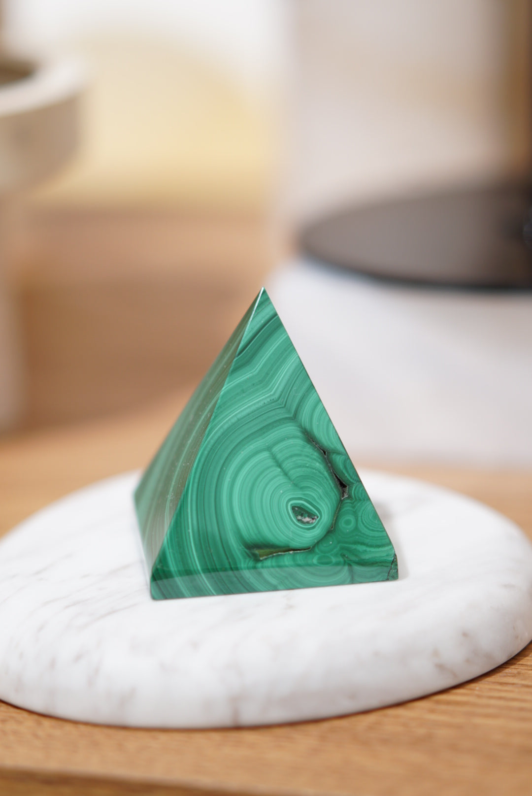 非洲孔雀石金字塔 - ART OF GEM 