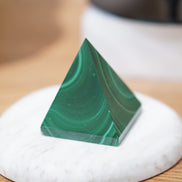 非洲孔雀石金字塔 - ART OF GEM 