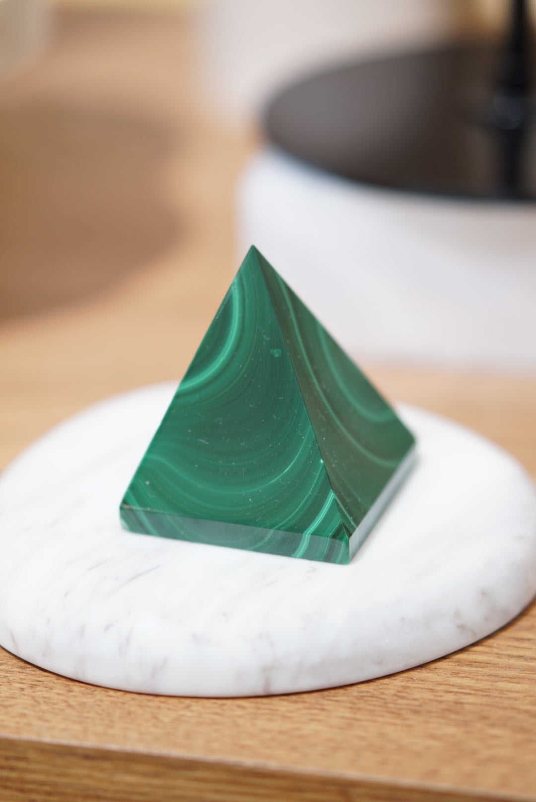 非洲孔雀石金字塔 - ART OF GEM 