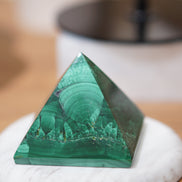 非洲孔雀石金字塔 - ART OF GEM 