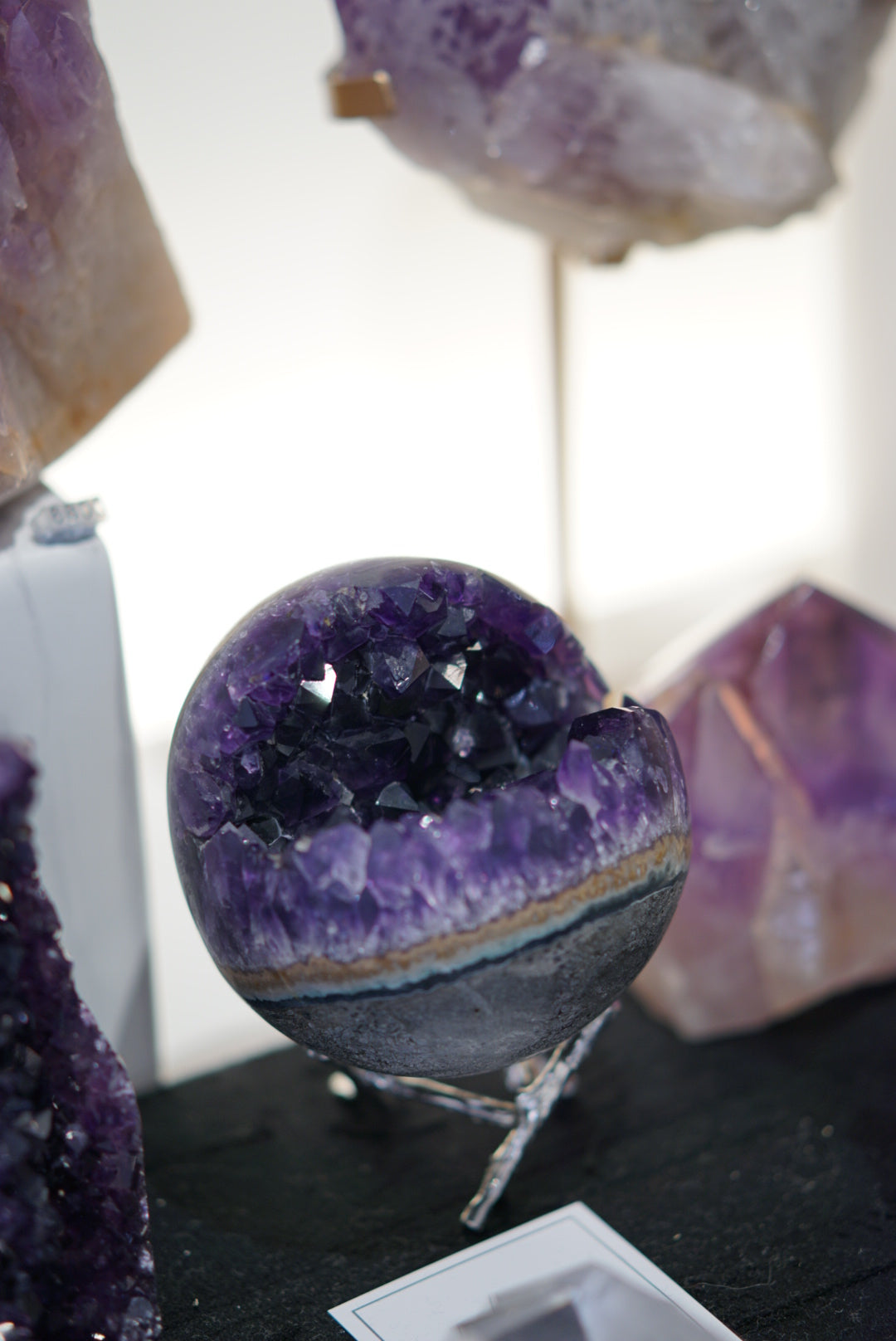 烏拉圭頂級紫晶開口笑 - ART OF GEM 