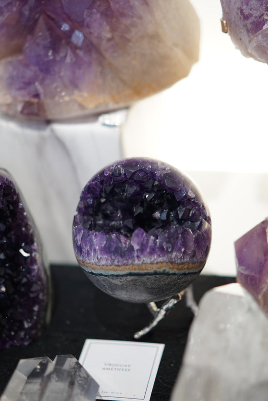 烏拉圭頂級紫晶開口笑 - ART OF GEM 