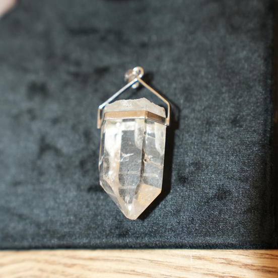 印度喜馬拉雅白水晶吊墜 - ART OF GEM 