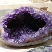 罕有巴西全瑪瑙拋光紫晶洞 - ART OF GEM 