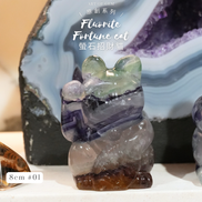 原創設計 | 螢石招財貓 [招財能量及加強創意] - ART OF GEM 