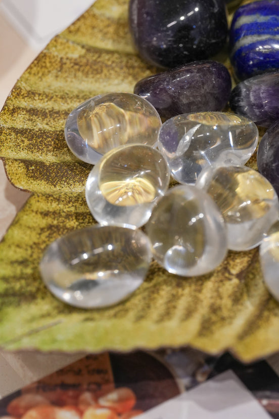 白水晶滾石 - ART OF GEM 