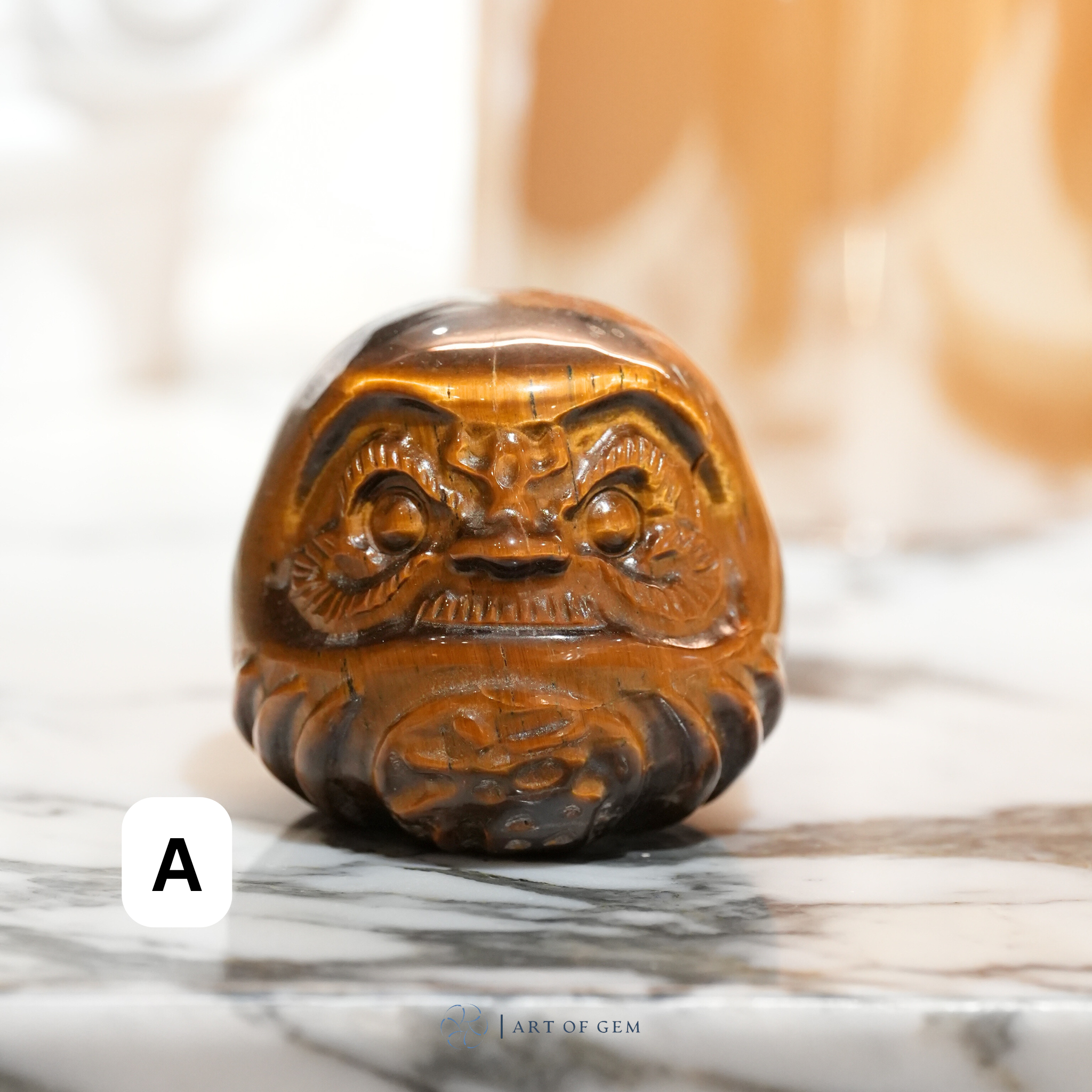 虎眼石達摩 - ART OF GEM 