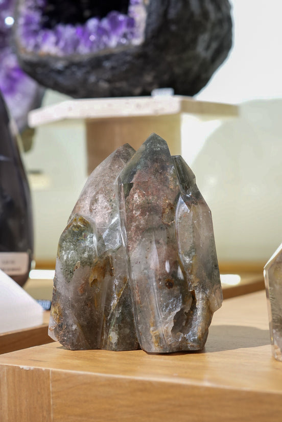 密礦四季幽靈水晶簇 - ART OF GEM 