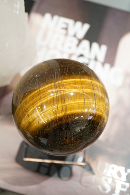 虎眼石球 Tiger Eye Sphere - ART OF GEM 