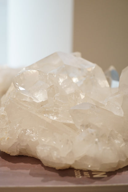 巴西白水晶簇 Brazil White Quartz Cluster - ART OF GEM 