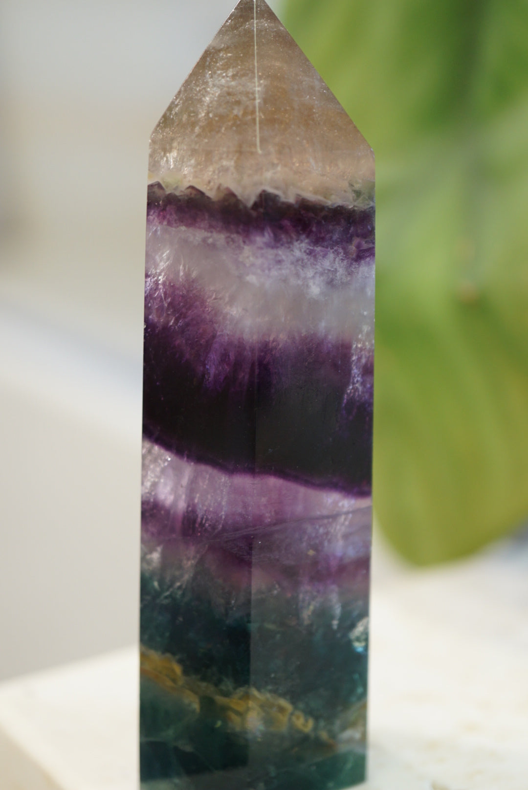 加拿大千層螢石柱 Canada Fluorite Tower