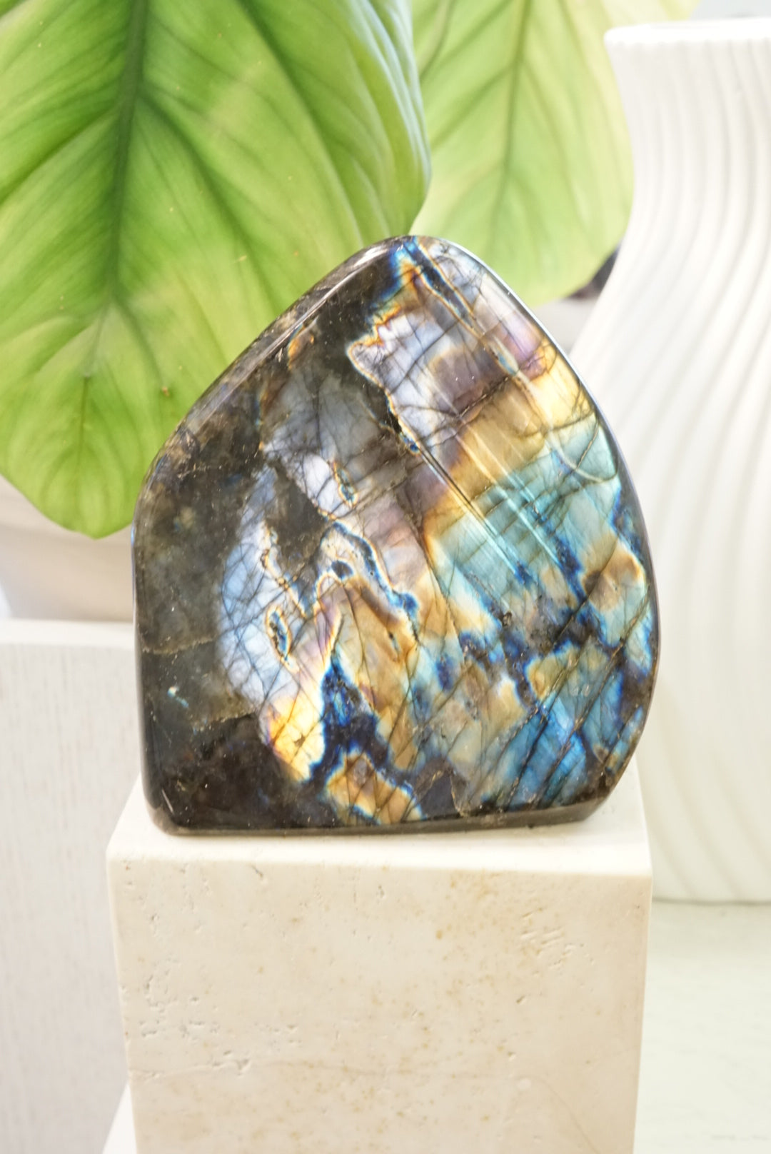 拉長石擺件 Labradorite