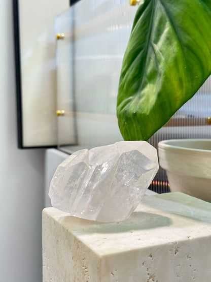 巴西白水晶簇 Brazil White Quartz Cluster - ART OF GEM 