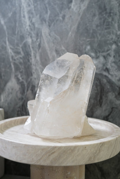 巴西白水晶簇 Brazil White Quartz Cluster - ART OF GEM 