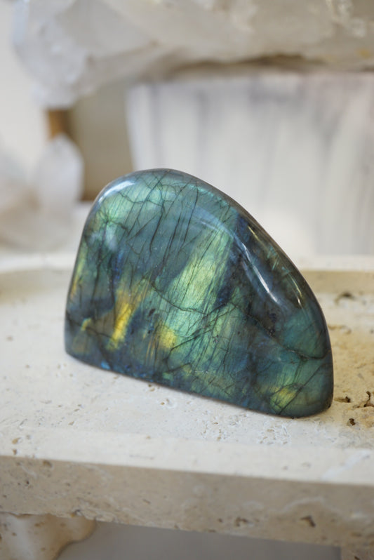 拉長石擺件 Labradorite