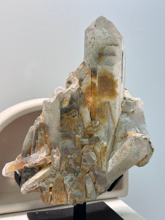 4.26KG 重量級巴西四季幽靈水晶簇 Brazil Phantom Quartz Cluster