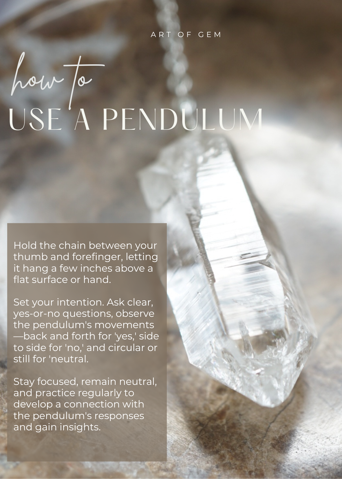 印度喜馬拉雅水晶靈擺 India Himalayan quartz pendulum