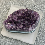 Brazilian Agate Amethyst Cluster
