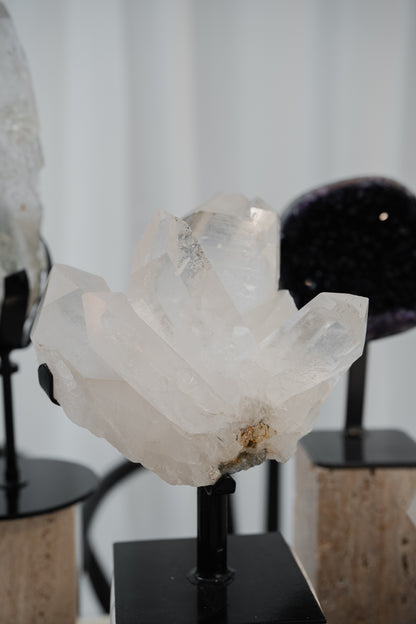 巴西白水晶簇 Brazil White Quartz Cluster - ART OF GEM 