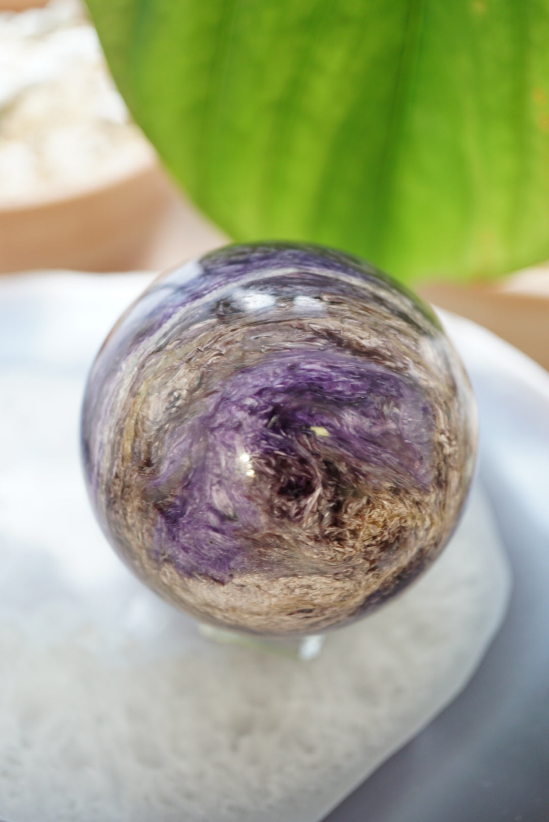 紫龍晶球 Charoite Sphere